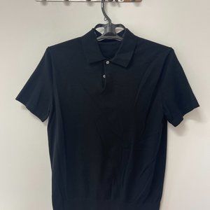 Mens Basic Black Polo